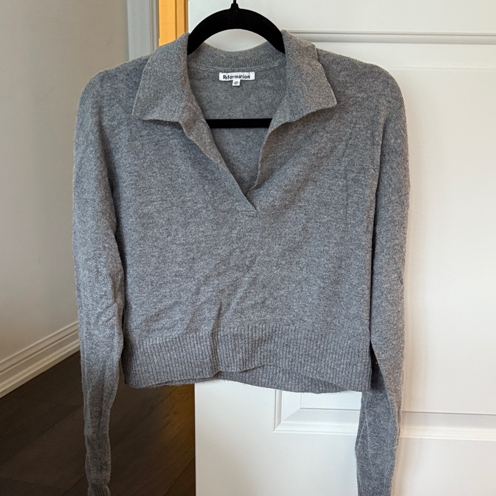 Reformation Cashmere Polo